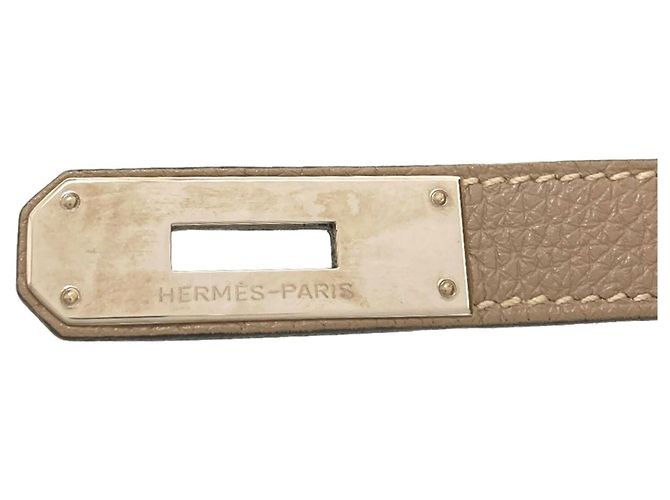Hermès Borsa Hermes Birkin 30 in Turtledove Grey - vista 8