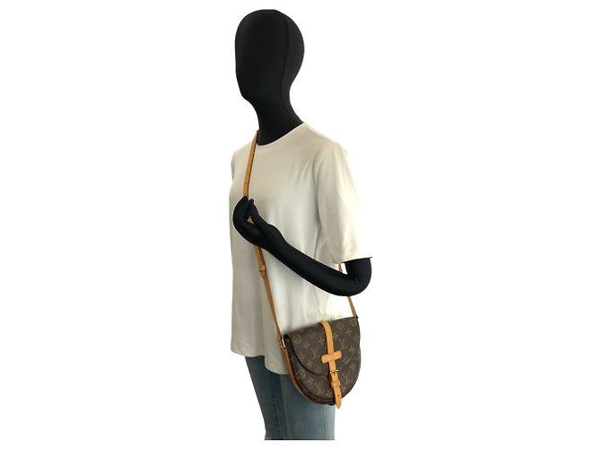 Borsa a tracolla Louis Vuitton Monogram Chantilly PM - vista 7
