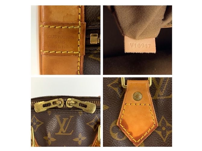 Borsa Louis Vuitton Monogram Alma Boston Bag - vista 3