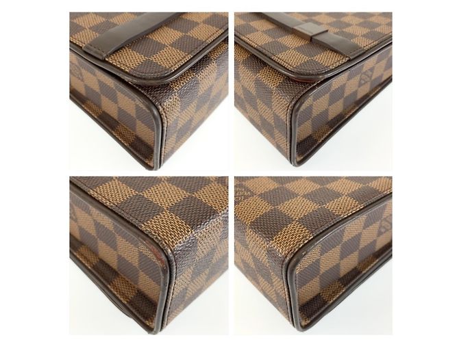 Borsa a tracolla Louis Vuitton Damier Tribeca Carre - vista 4