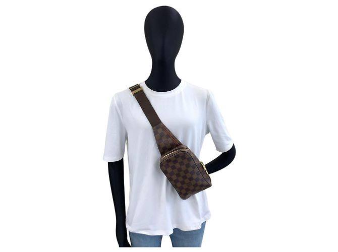 Borsa a tracolla/Marsupio Louis Vuitton Damier Geronimos - vista 6