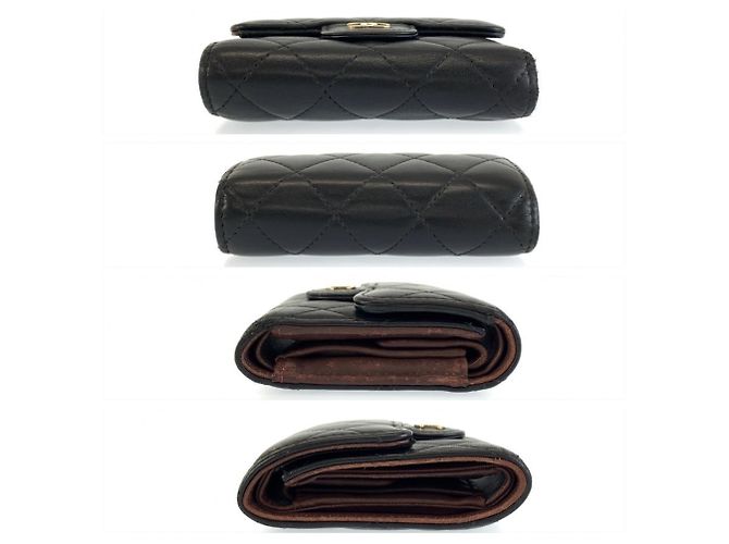Portafoglio Chanel Coco Mark Matelassé tri-fold - vista 10