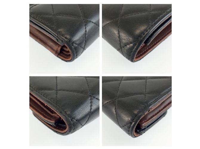 Portafoglio Chanel Coco Mark Matelassé tri-fold - vista 8