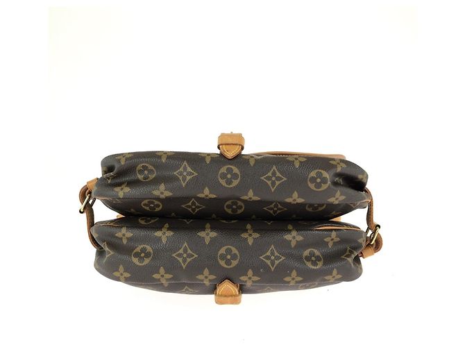 Borsa a spalla Louis Vuitton Monogram Saumur 30 - vista 10
