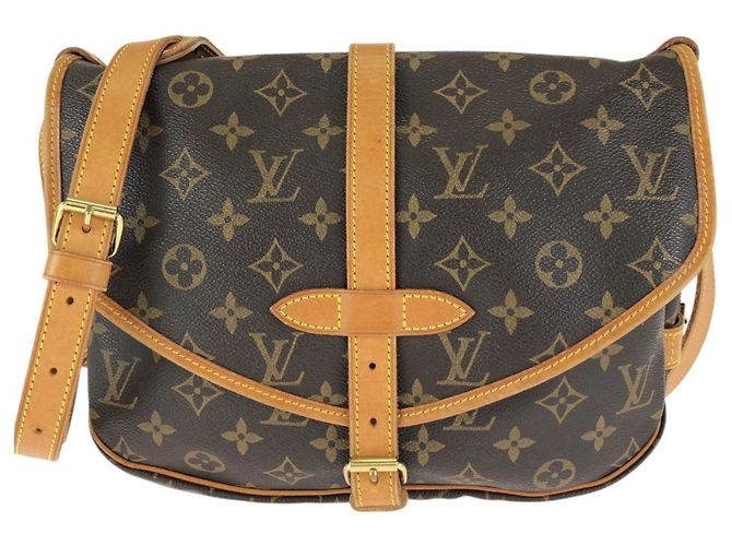Borsa a spalla Louis Vuitton Monogram Saumur 30 - vista 2