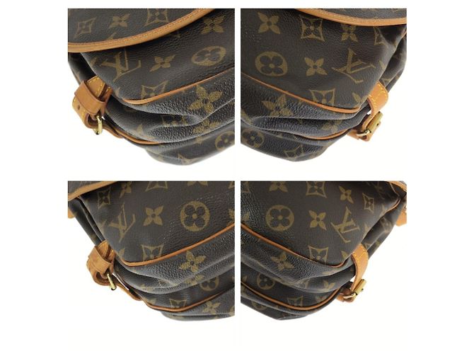 Borsa a spalla Louis Vuitton Monogram Saumur 30 - vista 3