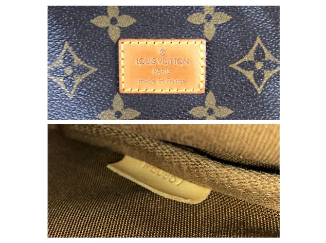 Borsa a spalla Louis Vuitton Monogram Saumur 30 - vista 4