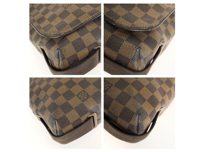 Borsa a spalla Louis Vuitton Damier Brooklyn MM - vista 3