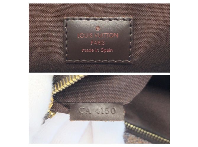 Borsa a spalla Louis Vuitton Damier Brooklyn MM - vista 4