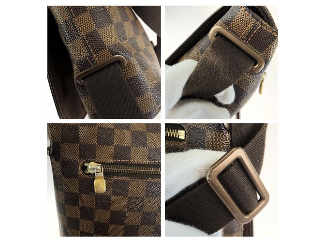 Borsa a spalla Louis Vuitton Damier Brooklyn MM - vista 6