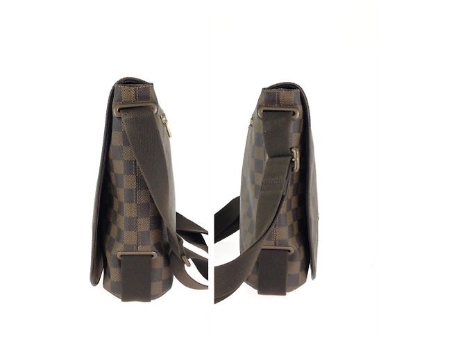Borsa a spalla Louis Vuitton Damier Brooklyn MM - vista 8