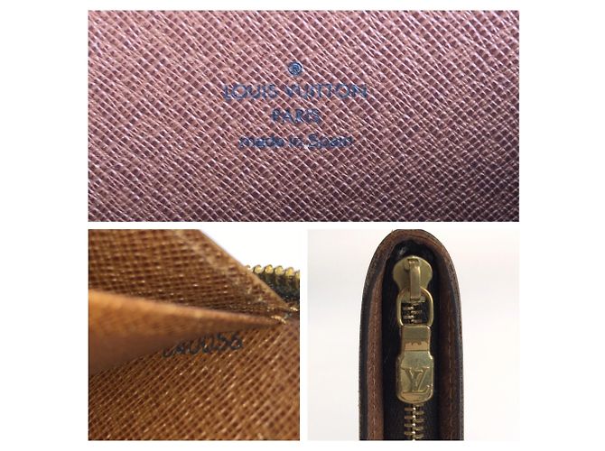 Cartera larga con cremallera Louis Vuitton Monogram - vista 3