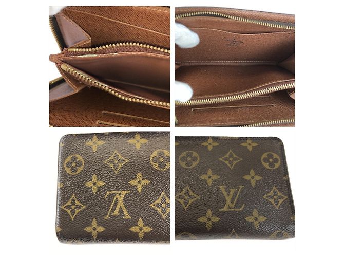 Cartera larga con cremallera Louis Vuitton Monogram - vista 8