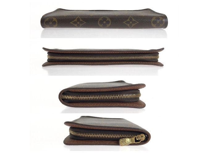 Cartera larga con cremallera Louis Vuitton Monogram - vista 9