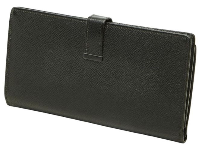 Béarn Hermès Hermes Bearn Soufflé Bi-fold langes Portemonnaie - Ansicht 2
