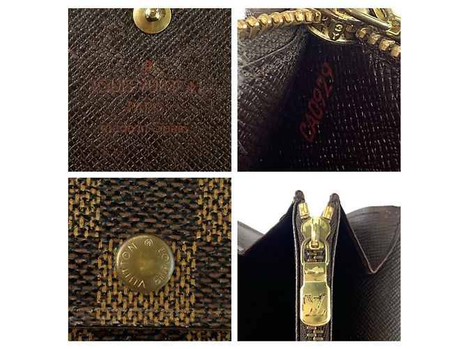 Cartera Larga Pochette Louis Vuitton Damier - vista 5