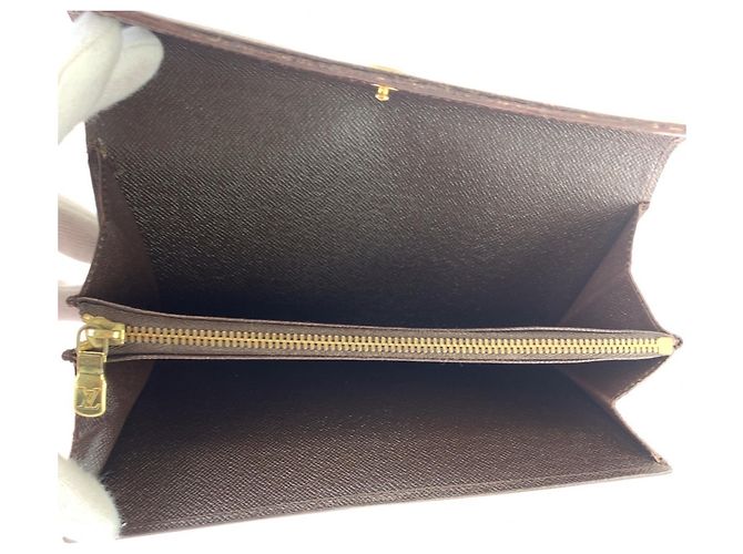 Cartera Larga Pochette Louis Vuitton Damier - vista 7