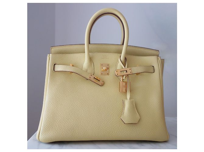 Hermès Birkin 25 Pelle Togo Giallo - vista 2
