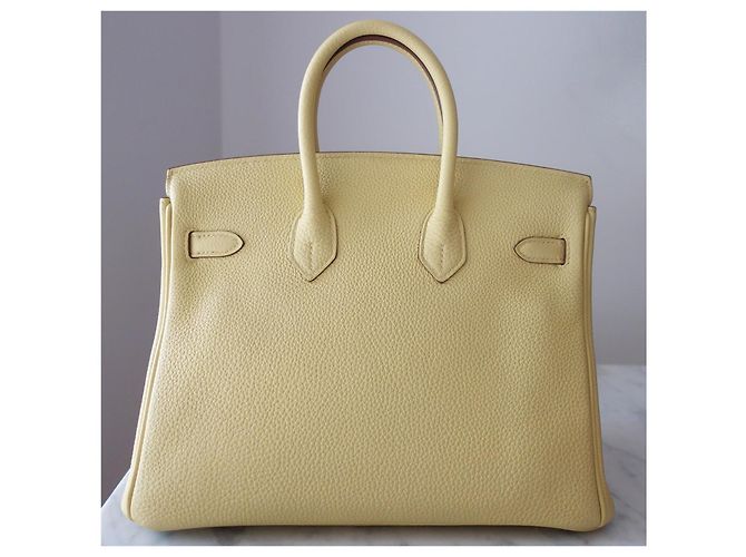 Hermès Birkin 25 Pelle Togo Giallo - vista 4