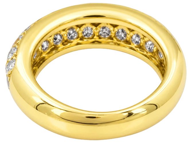 Anello Cartier "Mimi", oro giallo e diamanti. - vista 3