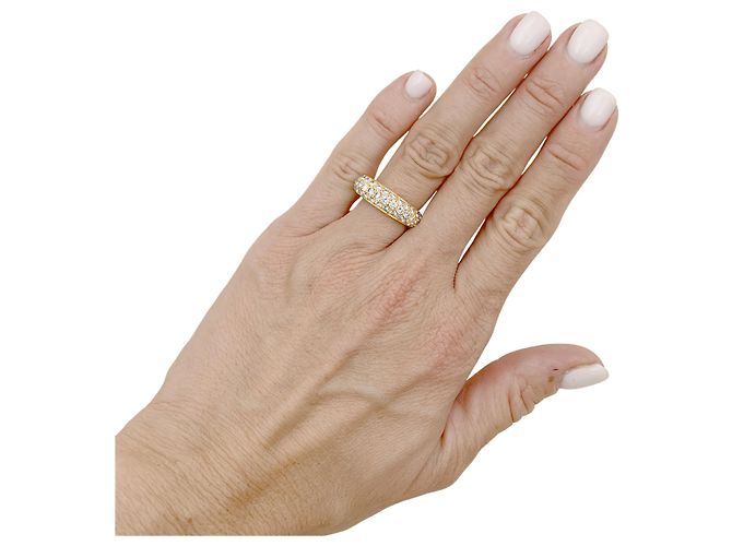 Anello Cartier "Mimi", oro giallo e diamanti. - vista 5