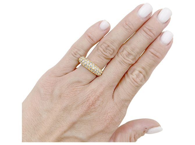 Anello Cartier "Mimi", oro giallo e diamanti. - vista 6