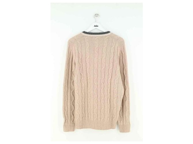 Brunello Cucinelli Kaschmirpullover beige Herren L - Ansicht 3