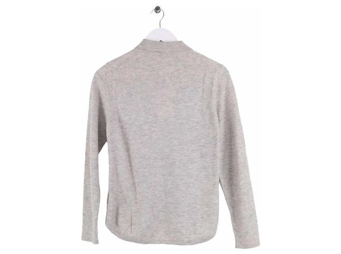 Camicia Eric Bompard in cashmere grigia L - vista 3