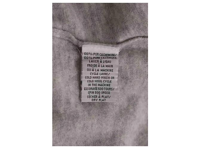 Camicia Eric Bompard in cashmere grigia L - vista 6