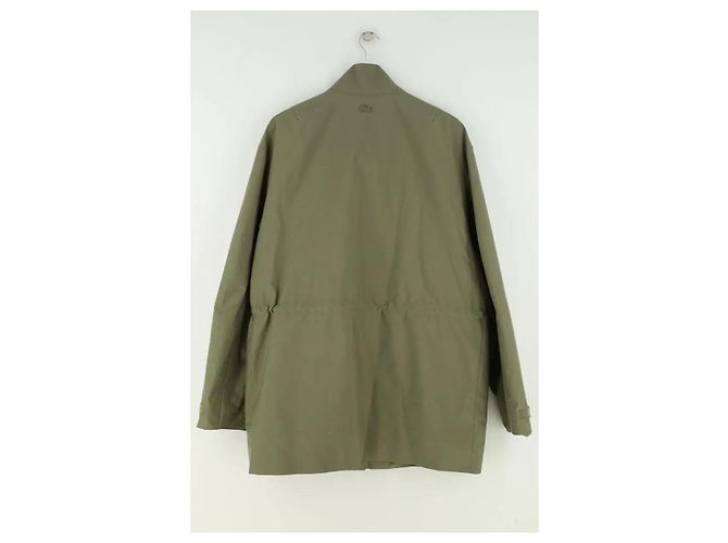 Lacoste Cappotto impermeabile kaki - vista 3