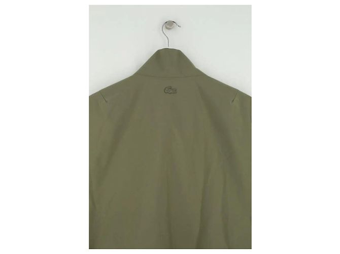 Lacoste Cappotto impermeabile kaki - vista 4