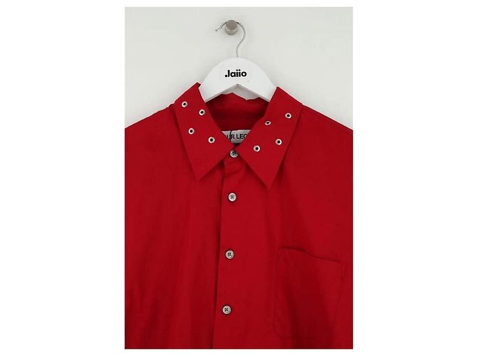 Autre Marque Camicia Our Legacy rossa in cotone XL - vista 2