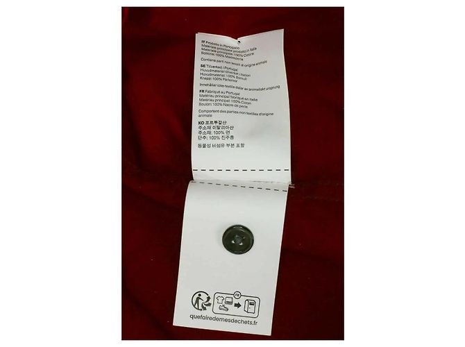 Autre Marque Camicia Our Legacy rossa in cotone XL - vista 6