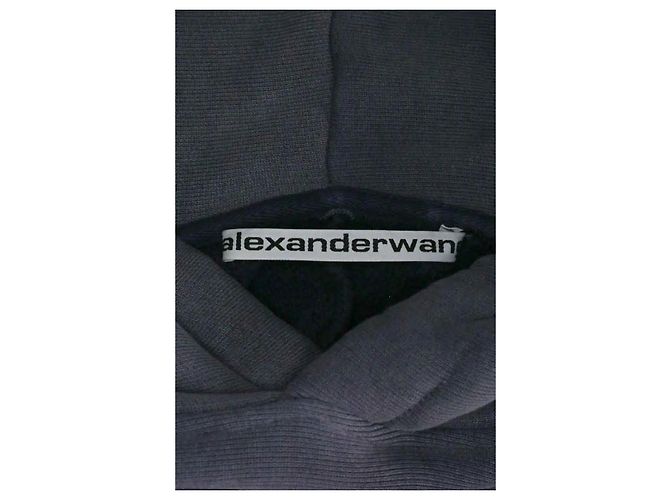 Alexander Wang Sweatshirt Grau Baumwolle XL - Ansicht 5