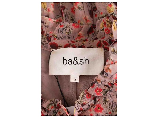 Vestido Ba&Sh beige de viscosa - vista 5