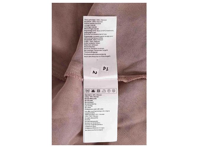 Vestido Ba&Sh beige de viscosa - vista 6