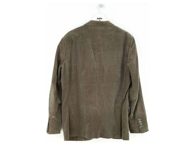 Giacca Brunello Cucinelli in cotone kaki - vista 3