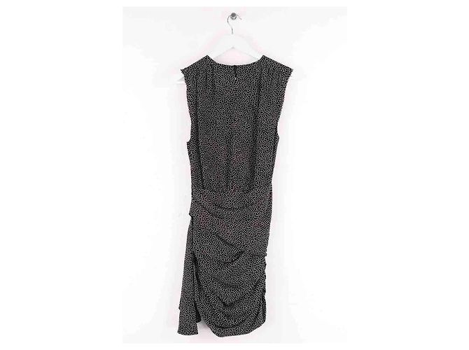 Autre Marque Saint Laurent Kleid aus schwarzer Seide - Ansicht 3