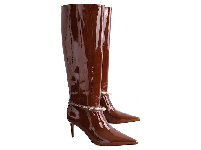 Retrofête Lederstiefel Braun - Ansicht 3