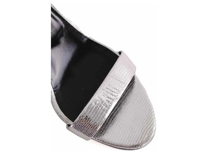 Pierre Hardy Absatzschuhe aus Leder Silber - Ansicht 4