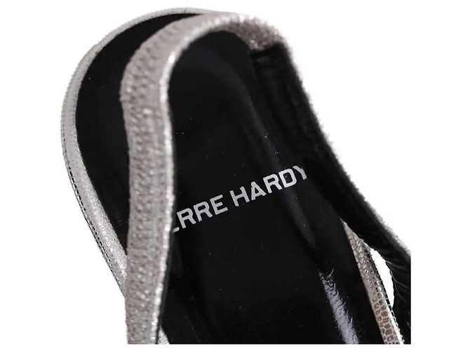 Pierre Hardy Absatzschuhe aus Leder Silber - Ansicht 5