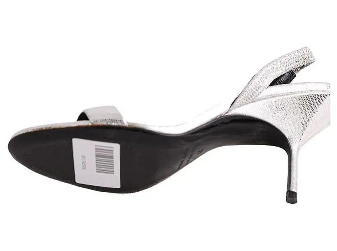 Pierre Hardy Absatzschuhe aus Leder Silber - Ansicht 6