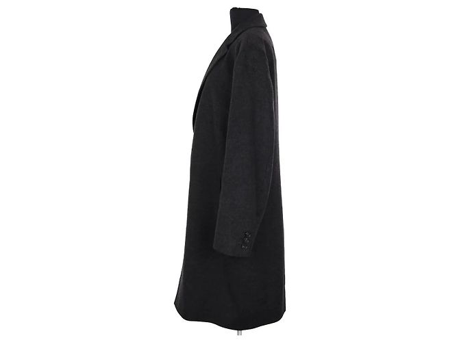 Autre Marque Boss Wollmantel anthrazit - Ansicht 3