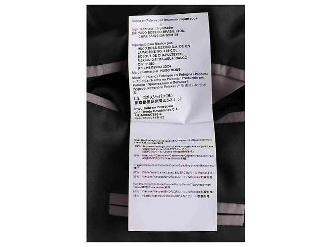 Autre Marque Boss Wollmantel anthrazit - Ansicht 6