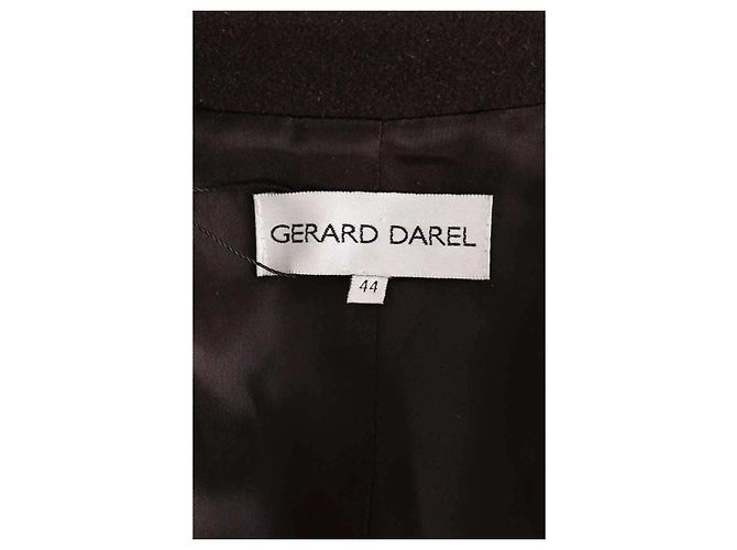 Peacoat de lana marrón Gerard Darel - vista 5
