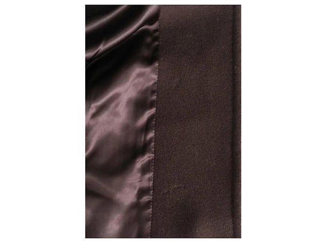 Peacoat de lana marrón Gerard Darel - vista 6