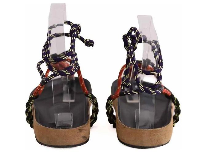 Mules Isabel Marant in pelle nera - vista 2