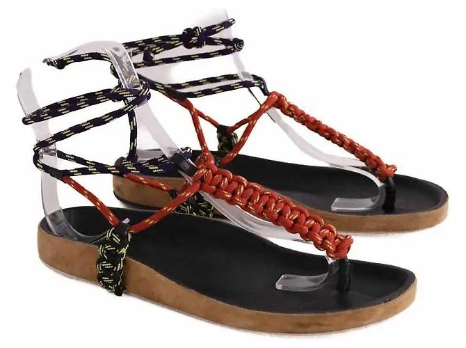 Mules Isabel Marant in pelle nera - vista 3