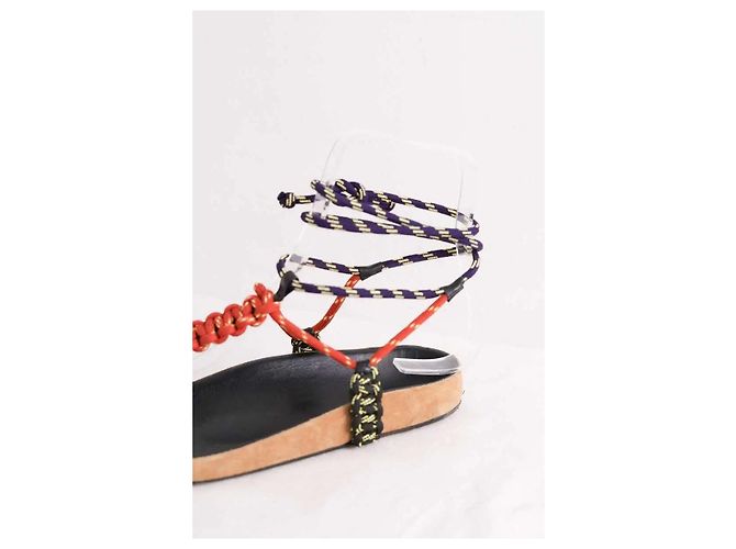 Mules Isabel Marant in pelle nera - vista 4