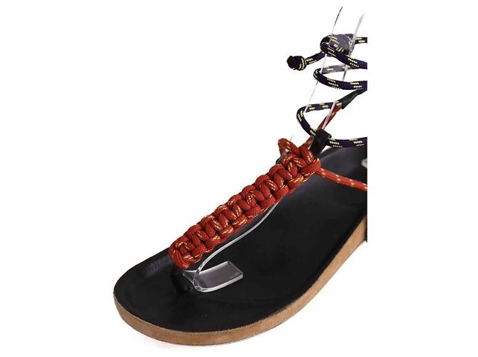 Mules Isabel Marant in pelle nera - vista 5